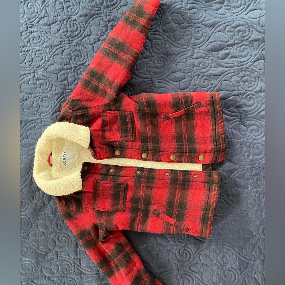 Size 4 toddler plaid jacket